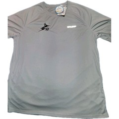 Baleaf Performance Mens XL Shirt Gray Short Sleeve Polyester UPF 50 + UV Block