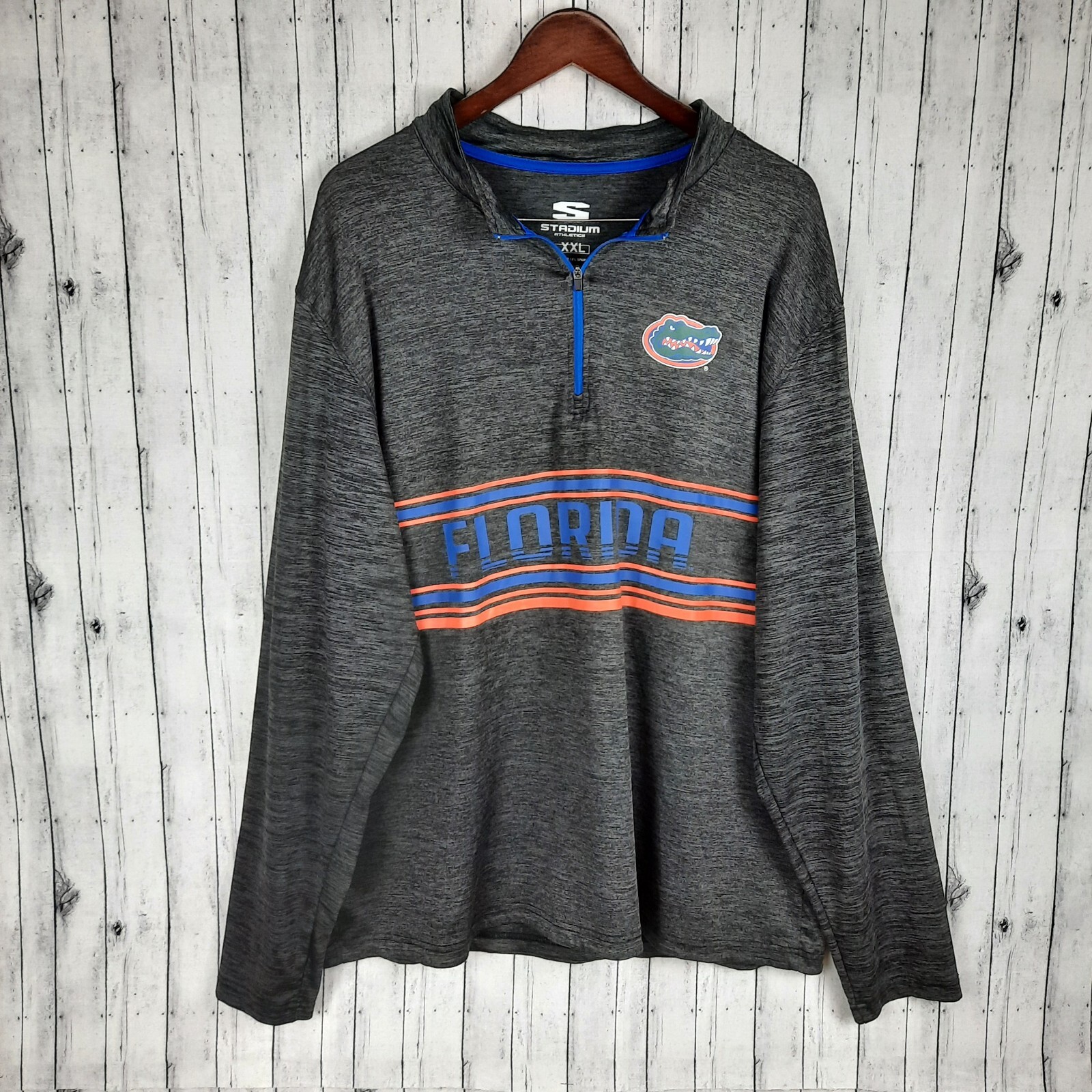 Florida Gators 1/4 Zip Pullover Size Men's XXL Stadium Athletic Long Sleeve gallery