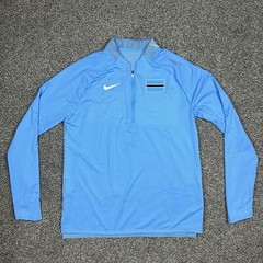 Nike Pro Elite Botswana 1/4 Zip Blue White Track Running Men’s Large Made In USA