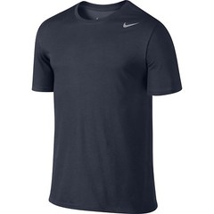 NEW NIKE Men Dri-FIT Cotton 2.0 Tee Obsidian/Obsidian/Matte Silver Size Small