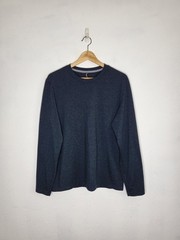 LULULEMON Rulu Crew Neck Long Sleeve Heathered Blue Men’s Medium