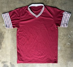 Bike Men’s XL V-Neck Lightweight Jersey T-Shirt Short Sleeve 100% Poly 4023