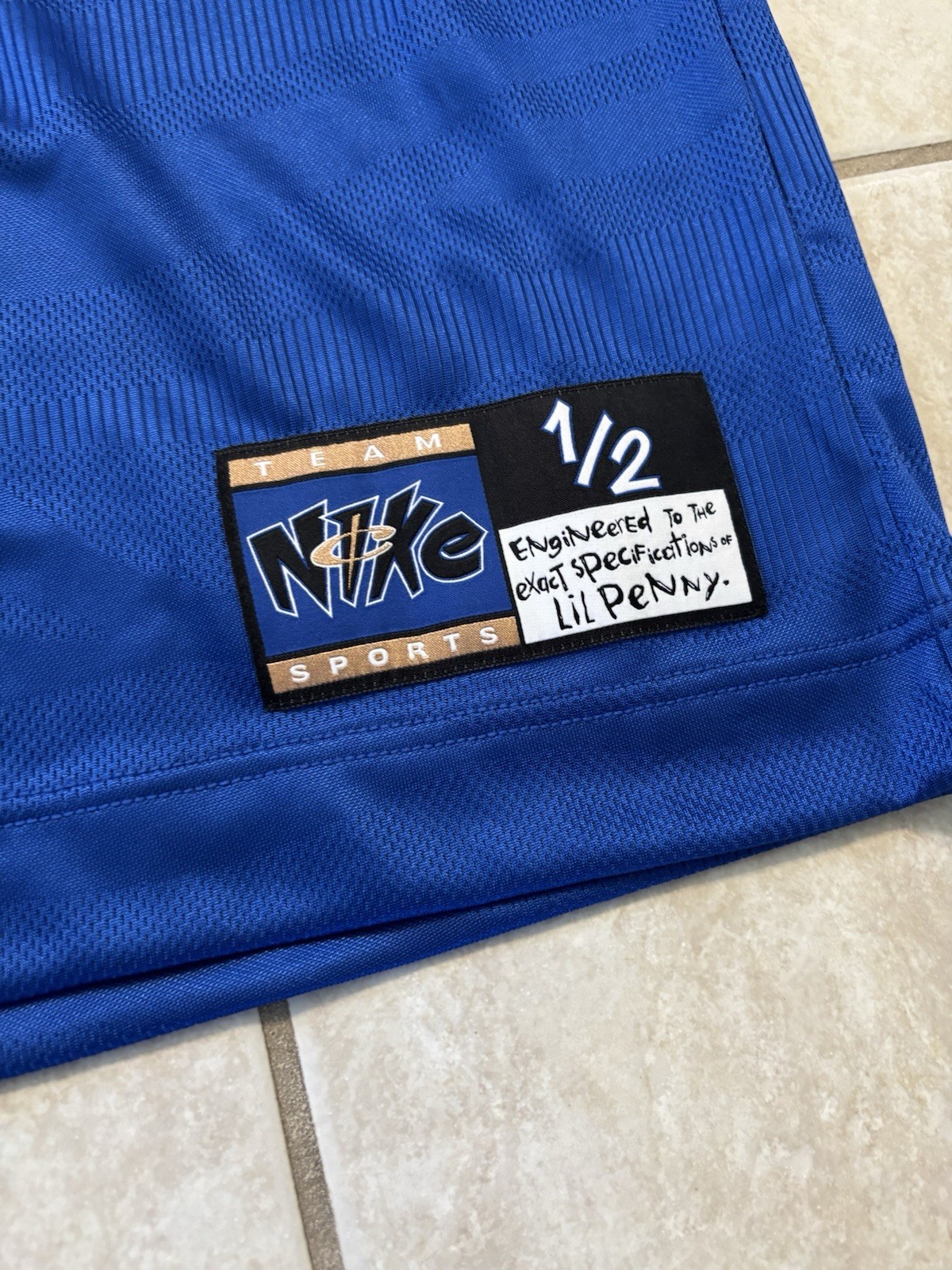 NWT NIKE DRI-FIT BASKETBALL JERSEY LIL PENNY ROYAL BLUE DA5991-480 MENS Large gallery