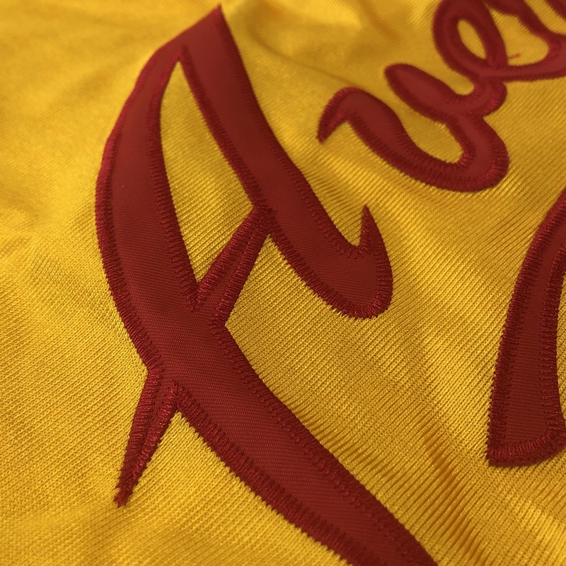 Dodgeball A True Underdog Story-Average Joe's-LAFLEUR Yellow/Red Jersey Size M gallery