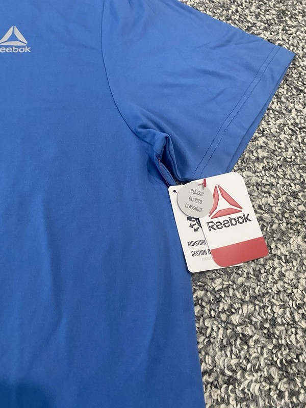Reebok Mens Everyday Basic Performance Top - Blue - Medium- Brand New w/ Tags gallery