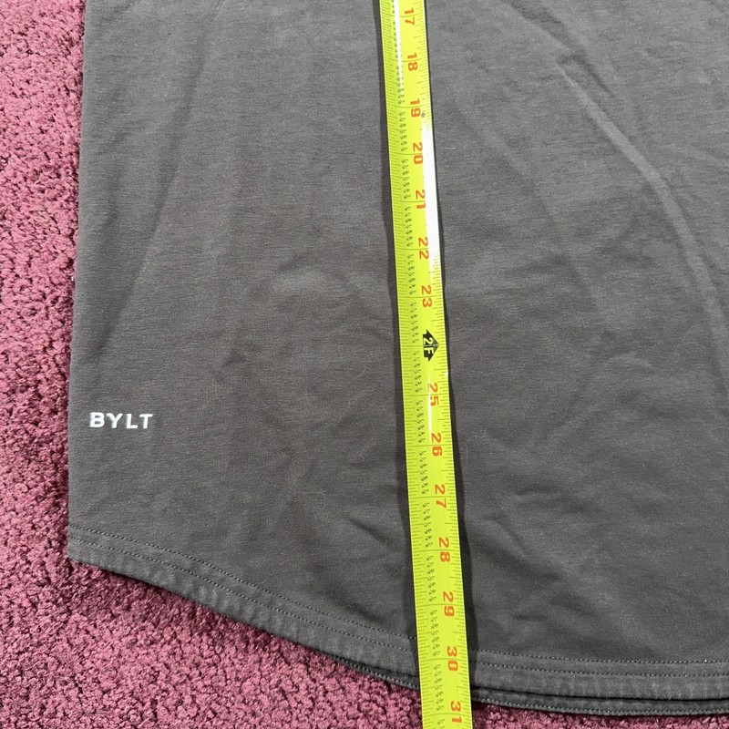 BYLT Premium Basics Lux Long Sleeve T Shirt Men’s Size XL Brown gallery
