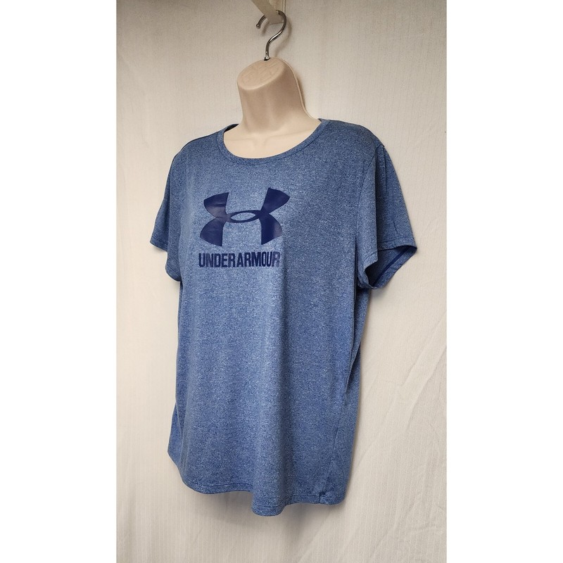 Under Armour Chambray Blue Short Sleeve Tee Size XL gallery