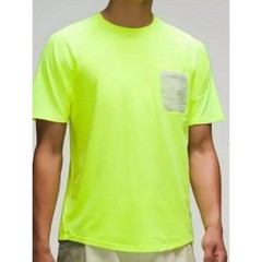 New Lululemon Ventilated Hiking Short Sleeve Highlight Yellow Men’s Size Medium