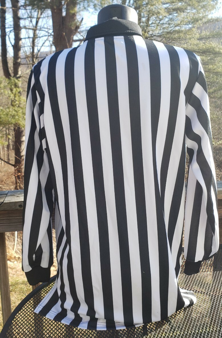 Smitty Apparel LG 100% POLYESTER WARPKNIT LONG SLEEVE Referee SHIRT FRONT POCKET gallery