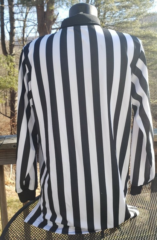 Smitty Apparel LG 100% POLYESTER WARPKNIT LONG SLEEVE Referee SHIRT FRONT POCKET gallery
