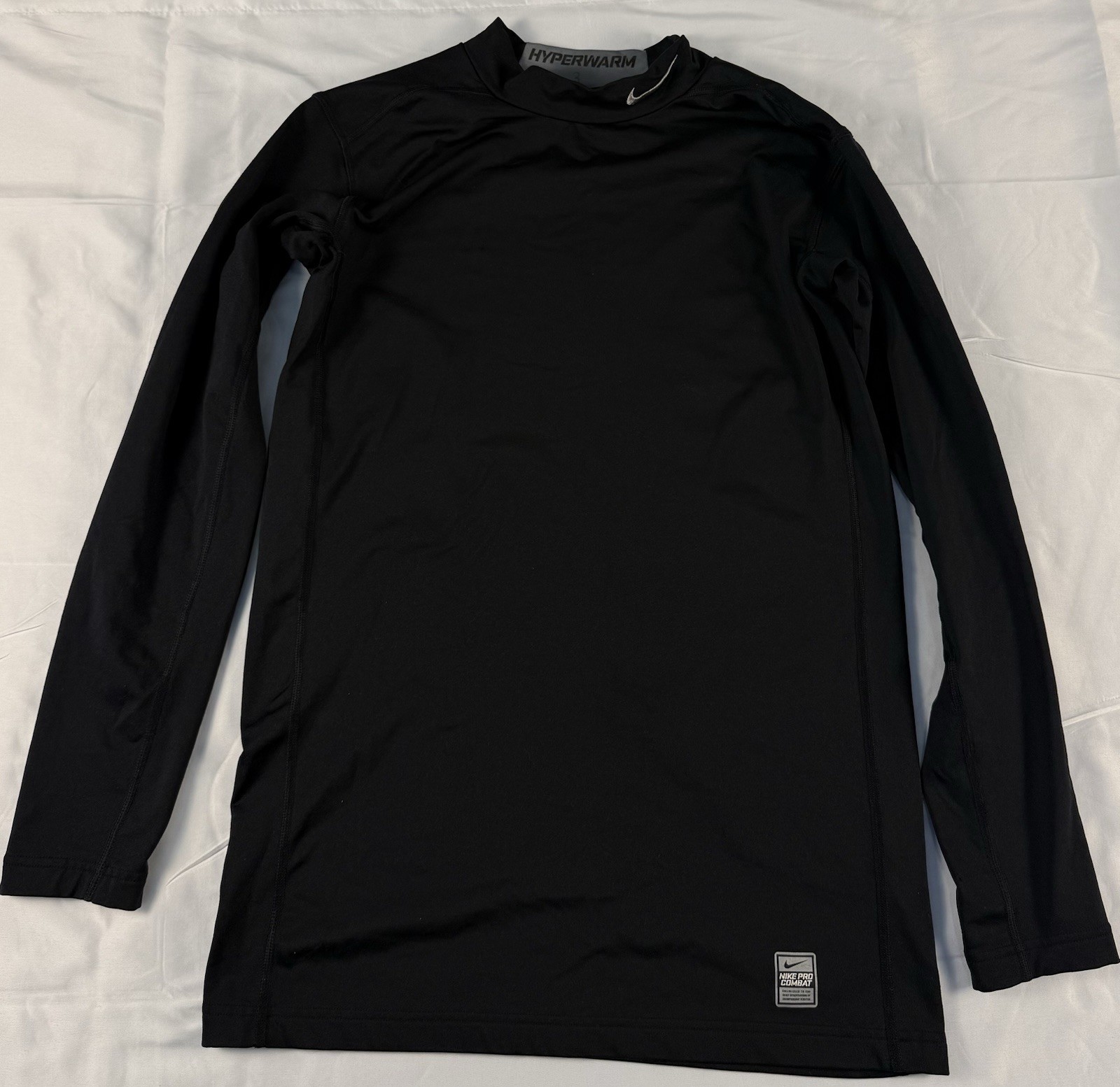 Nike Pro Combat Hyperwarm Dri-FIT Compression Shirt Black Men’s XL gallery