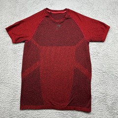 Gymshark Phantom Shirt Men XL Compression Red Bodybuilding Athleisure