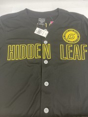 Vtg UZUMAKI #9 Shippuden Box Lunch Naruto Hidden Leaf Baseball Jersey Men’s Sz S