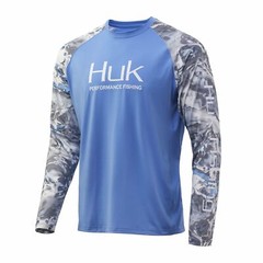 Huk Mossy Oak Double Header Vented LS Shirt H1200229 – Choose Size / Color