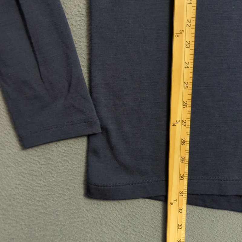 Triple Aught Design 1/4 Zip Pullover Mens XL Navy Merino Wool Performance T00561 gallery