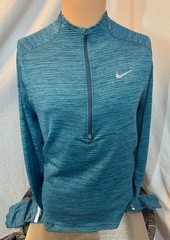 Nike Sphere Element Thermal Long Sleeve 1/4 Zip Running Shirt Blue Men’s Large L