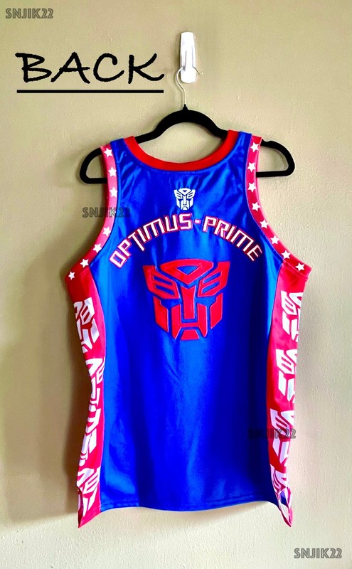 Transformers Optimus Prime Basketball Jersey - Headgear Classics - LARGE (NEW ) gallery