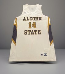 Alcorn State University Braves Basketball Jersey Russell Athletic MEDIUM Tank