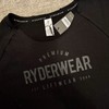 Ryderwear Advance Fleece Rag Top Men's 3XL Black Cotton Crew Neck Raglan T-Shirt gallery