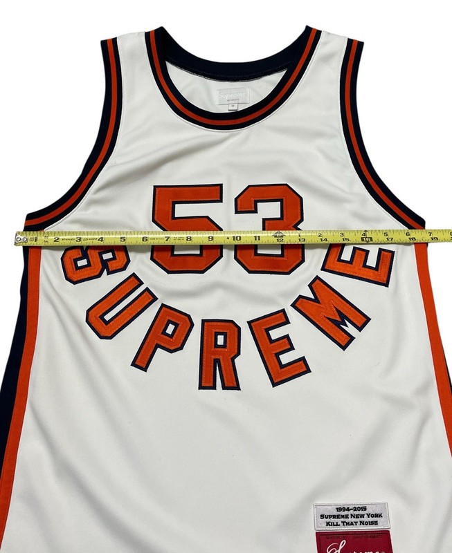 Supreme Gauchos Basketball Jersey FW15 Orange & Blue Tank Box Logo 2015 Medium gallery