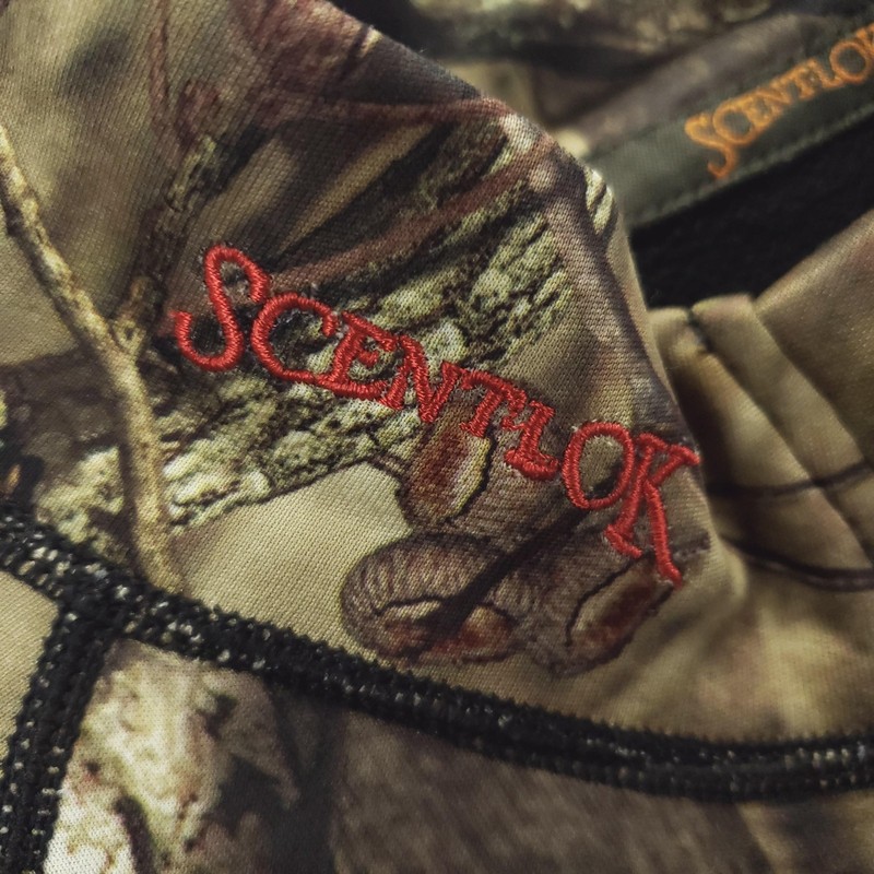 ScentLok Shirt Mens Medium BaseSlayers Mossy Oak Break-Up Infinity 1/2 Zip gallery