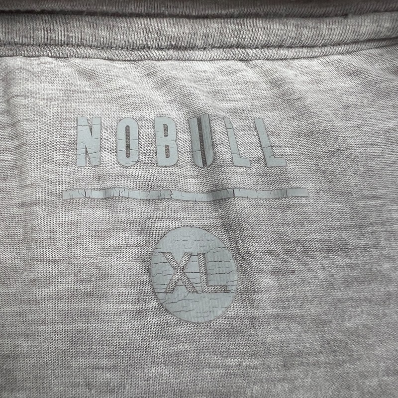 Nobull Graphic Shirt Performance Stretch Long Sleeve XL Mens Grey Gym Active gallery
