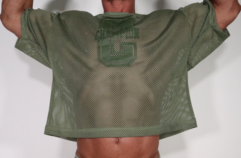 GREEN MESH SHIRT SIZE MEDIUM gallery