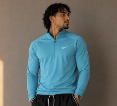 Nike Dri-Fit Stride 1/2-Zip Midlayer Running Sweat Shirt HV2180-345 Men Size XL