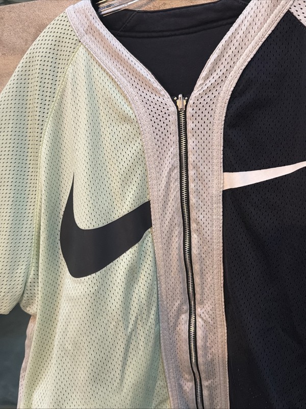 2018 NIKELAB NRG VOLT REVERSIBLE FULL ZIP BASEBALL JERSEY Sz XLARGE AV8269 701 gallery