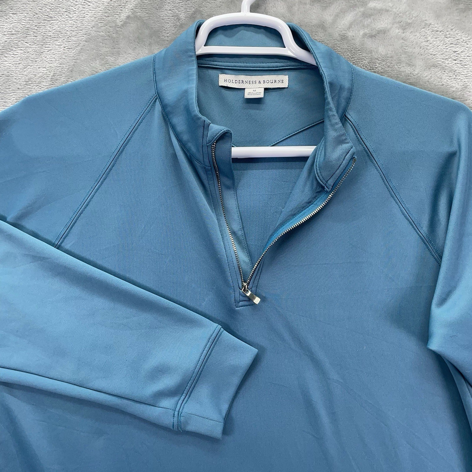 holderness bourne sweater Men medium Performance 1/4 Zip Dawson Everglade Golf gallery