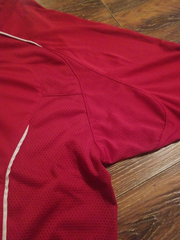 EASTON Red Bio-Dri Short Sleeve Athletic Jersey Shirt Adult Small Polyester gallery