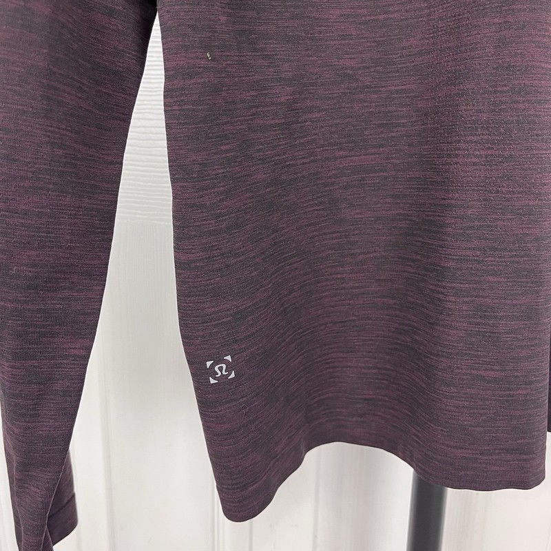 Lululemon Metal Tech Vent Long Sleeve Medium Maroon Burgundy gallery