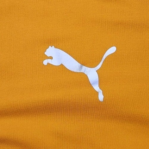 Puma DryCELL Base Layer Top Orange Mens L Football Compression Training Gym Tee gallery