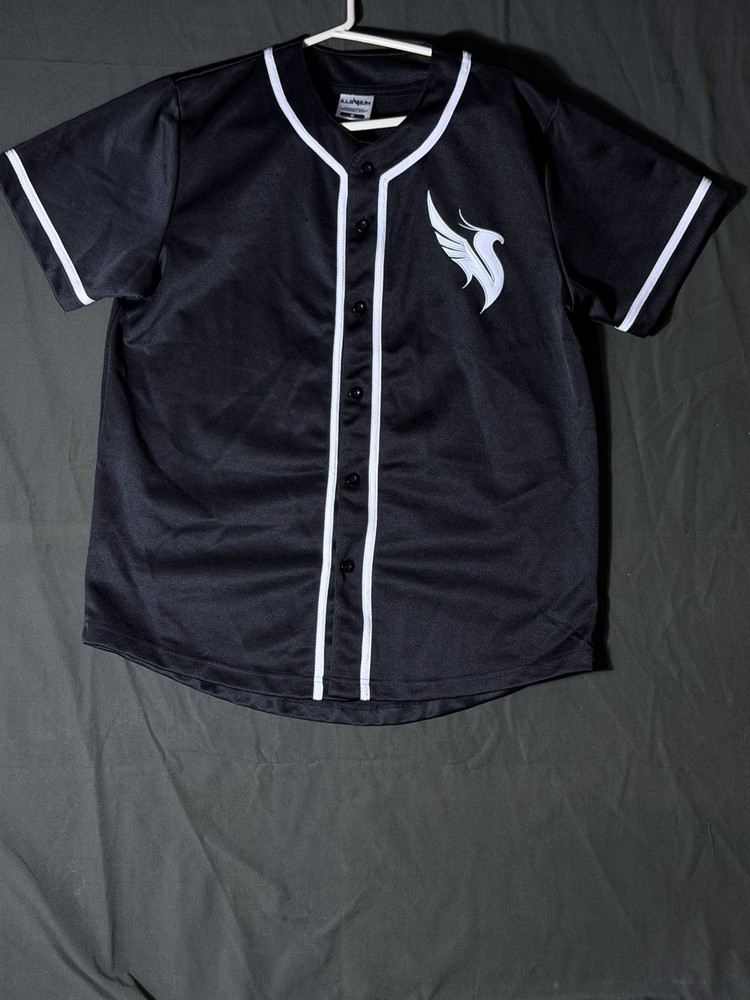Illenium #3 Men’s Official Jersey Black Button Up Sz L