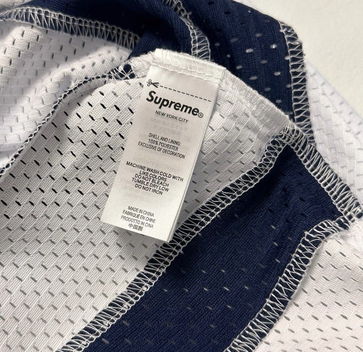 Supreme Marithe + Francois Girbaud Hockey Jersey White Size XL (SS25) gallery