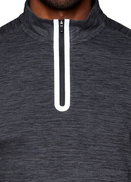 RBX Golf Stratus 1/4 Zip Lightweight Long Sleeve Shirt Gray CRM851A Men's NWT gallery