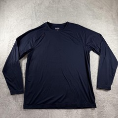 Rhone Shirt Mens XL Blue Rein Long Sleeve Tee Performance Athletic Running Gym