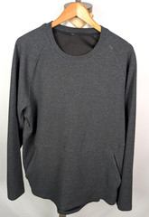 LULULEMON At Ease Crew Sz XL Stretch Cotton Blend Athletic Workout Sweatshirt