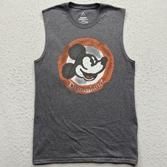 Disneyland Mickey Mouse Men’s Tank Top Size Small Gray
