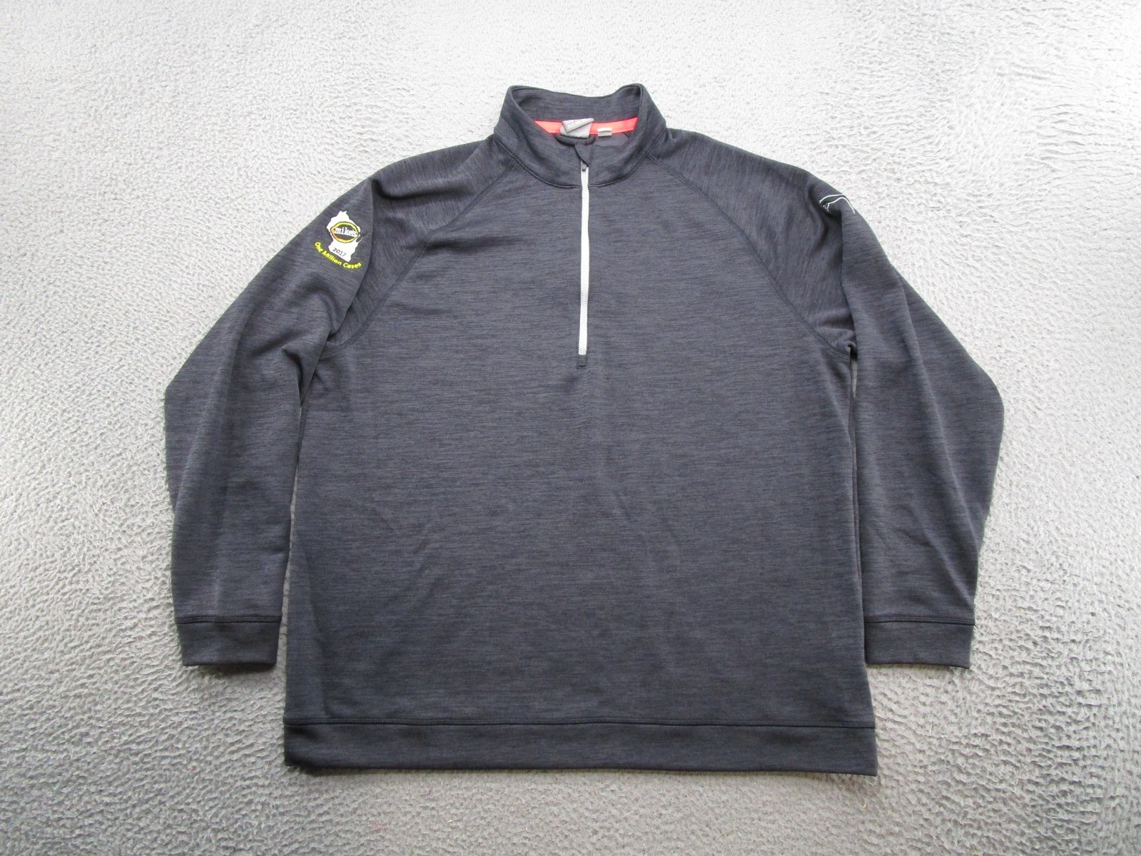Puma Dry Cell 1/4 Zip Jacket Mikes Hard Lemonade Alcohol Size 2XL Golf Stretch gallery