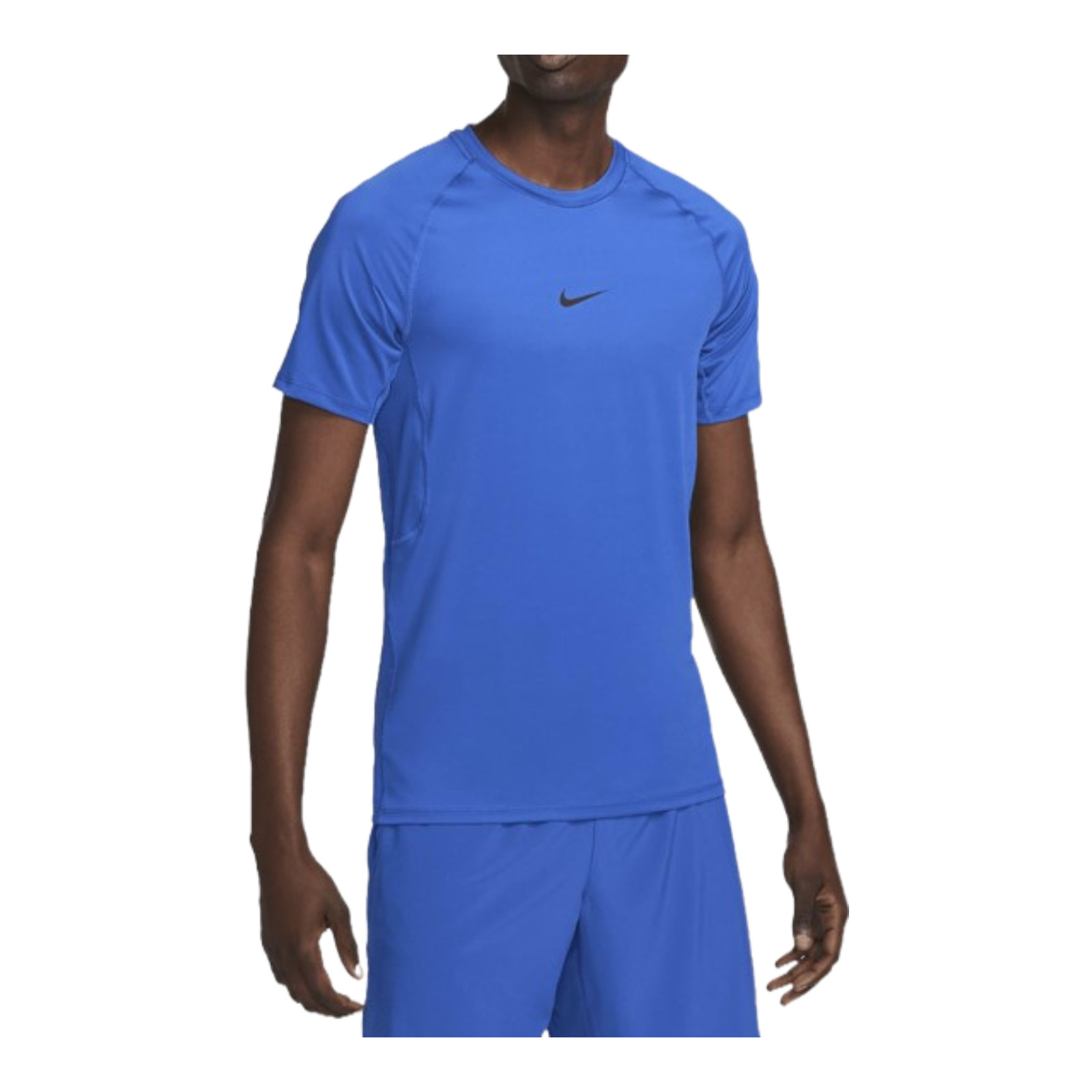 Nike Pro Men's Dri-FIT Slim Short-Sleeve Top (GAME ROYAL/BLACK) gallery