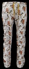 Men’s American Locker Drop Crotch Slim Fit Floral Print Stone Color Joggers S-XL