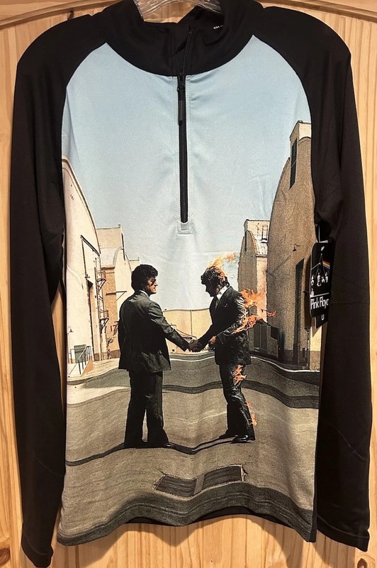 Pink Floyd Shirt 1/4 zip Bula base layer Long Sleeve collectors Ed Mens S NEW gallery