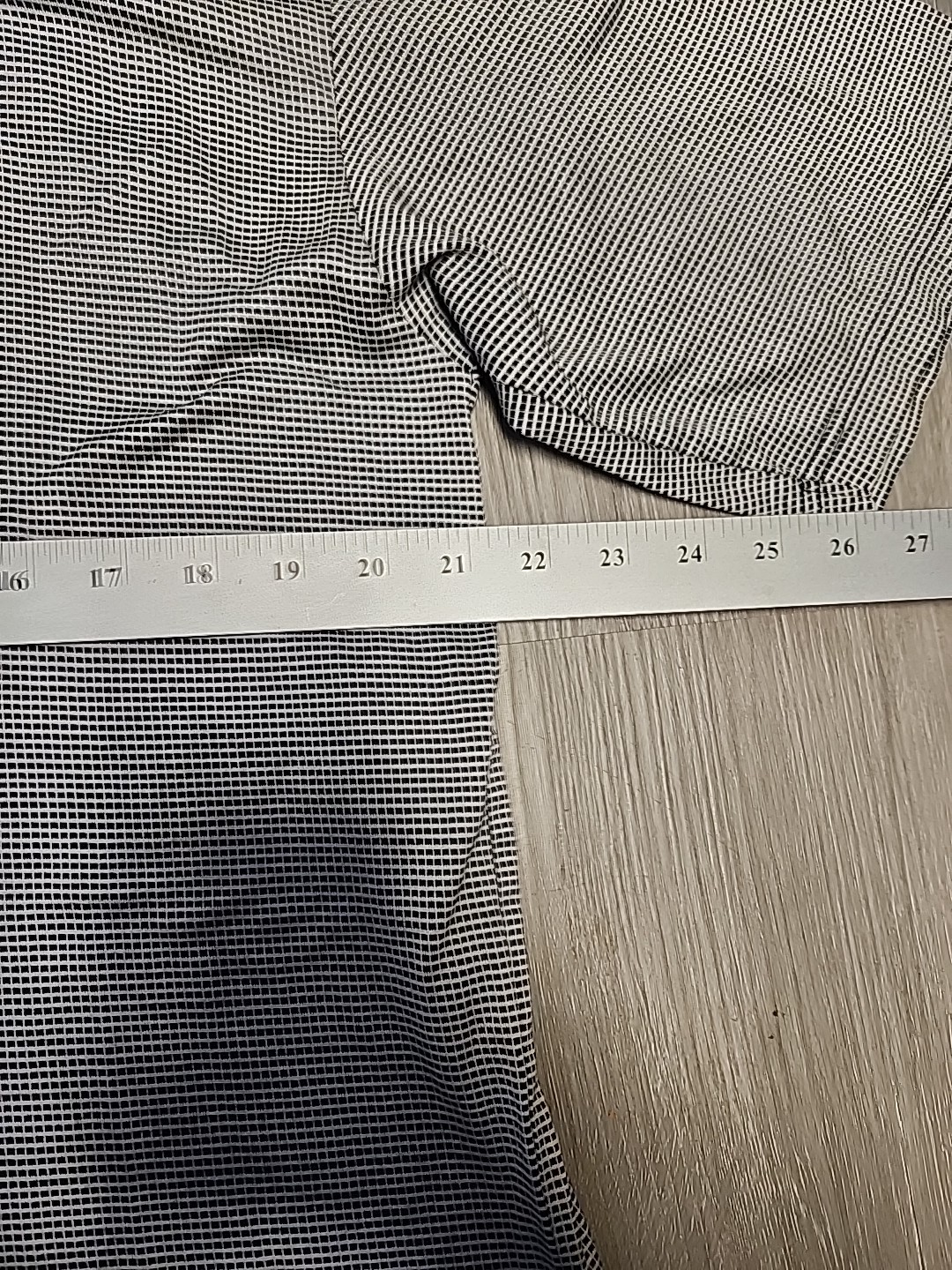 Co Louth Logo Black Check Golf Cotton Polo Shirt Mens Large gallery