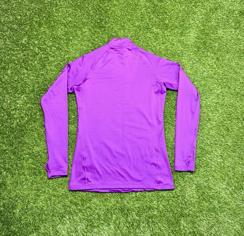 Nik Pro Combat Dri Fit Long Sleeve Compression Shirt Size Large Purple Athletic gallery