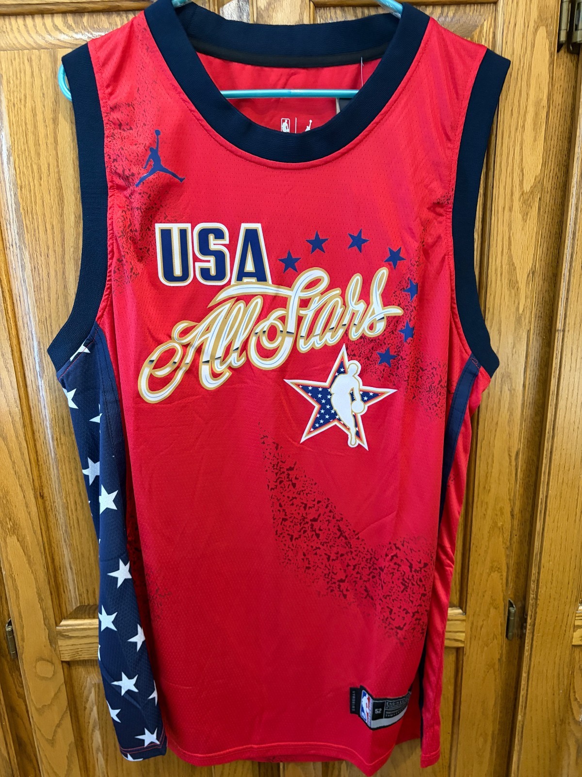 Jordan Brand 2026 NBA USA All Star Game Swingman MVP Anthony Edwards Red Jersey gallery