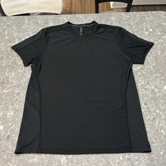 Ten Thousand Durable Shirt Men Large Black Performance Tee Athleisure Active Gym
