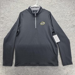 Nike Golf Pullover Mens Medium Black Quarter Zip Mike’s Lemonade Logo 779795-011