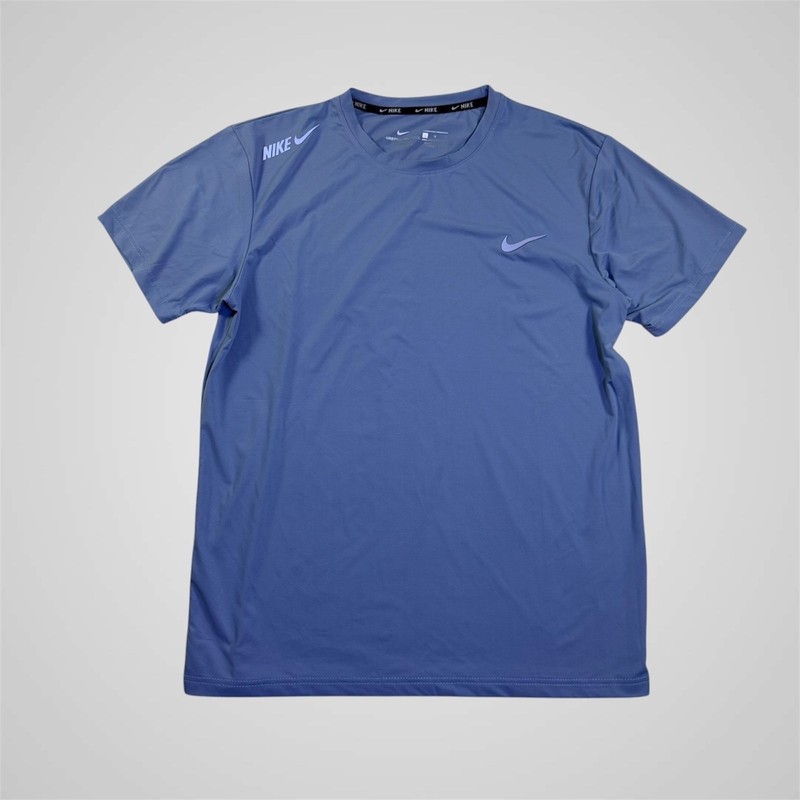 Nike Pro Hypercool Mens Compression Shirt Blue Short Sleeve Training Top Large gallery