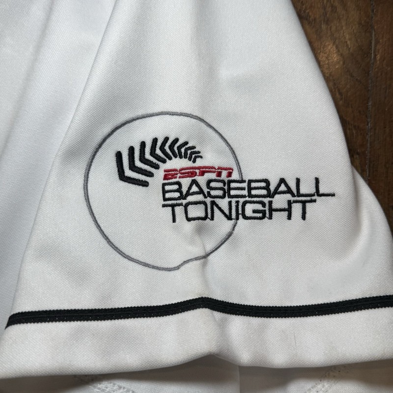 ESPN Baseball Tonight Baseball Jersey White Men’s Size Large gallery